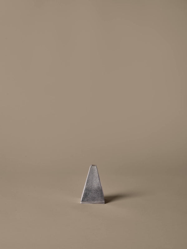 ferm LIVING Pyra Incense Cone Burner – Brushed Aluminium