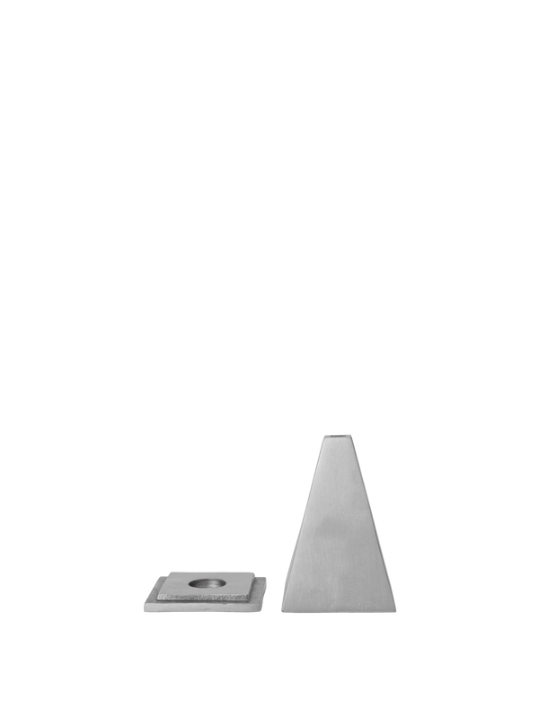 ferm LIVING Pyra Incense Cone Burner – Brushed Aluminium