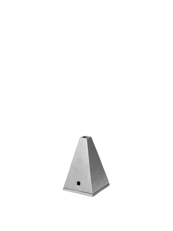ferm LIVING Pyra Incense Cone Burner – Brushed Aluminium