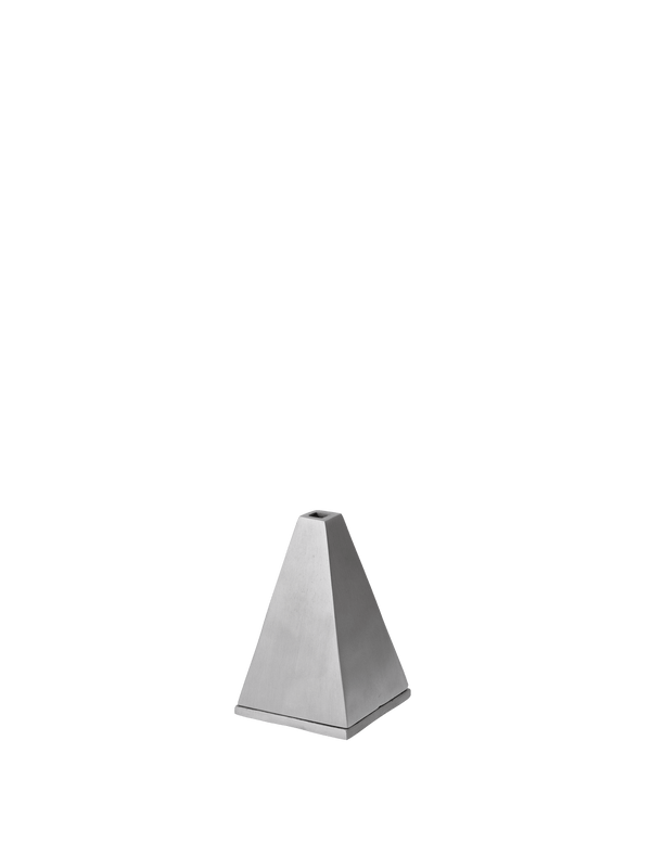 ferm LIVING Pyra Incense Cone Burner – Brushed Aluminium