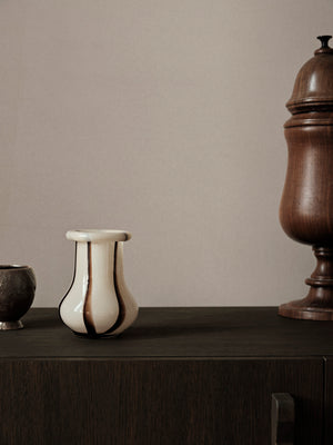 ferm LIVING Riban Vase H15 cm – Cream