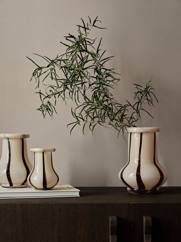ferm LIVING Riban Vase H24 cm – Cream