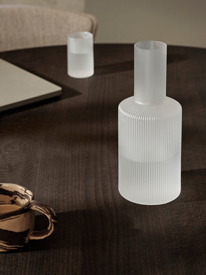 ferm LIVING Ripple Carafe – Frosted