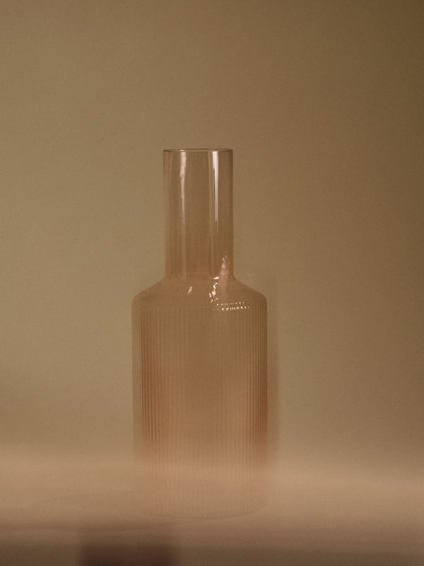 ferm LIVING Ripple Carafe – Blush