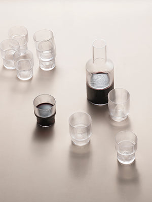 ferm LIVING Ripple Carafe – Clear