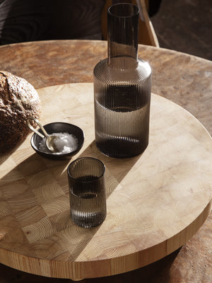 ferm LIVING Ripple Lid – Smoked Grey
