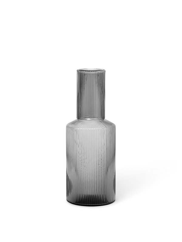 ferm LIVING Ripple Lid – Smoked Grey