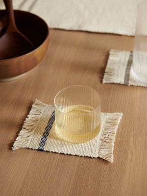 ferm LIVING Ripple Low Glasses – Set of 4 – Clear