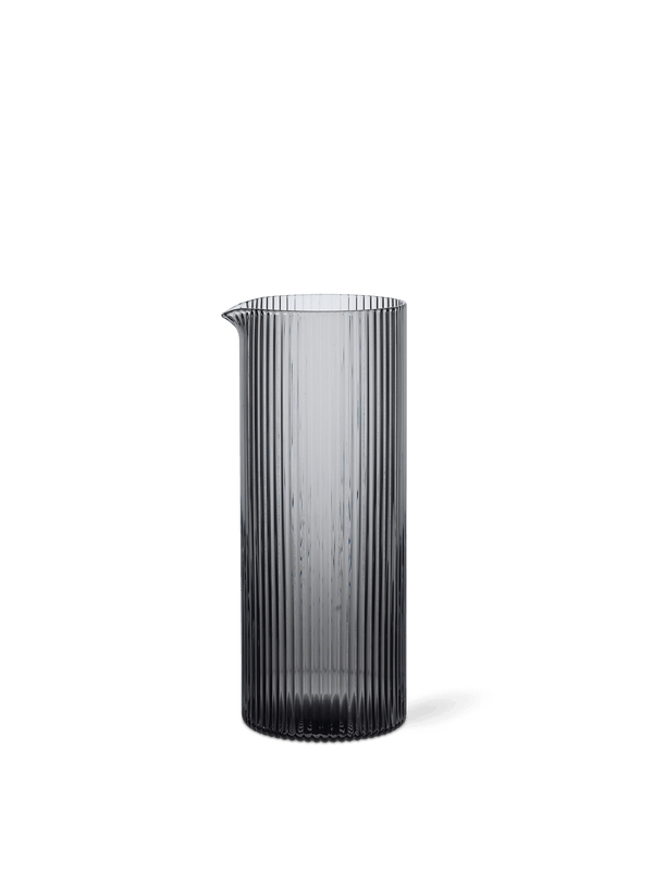 ferm LIVING Ripple Milk Jug – Smoked Grey