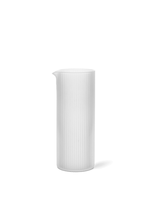 ferm LIVING Ripple Milk Jug – Frosted