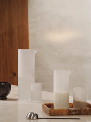 ferm LIVING Ripple Milk Jug – Frosted