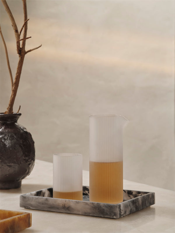ferm LIVING Ripple Milk Jug – Frosted