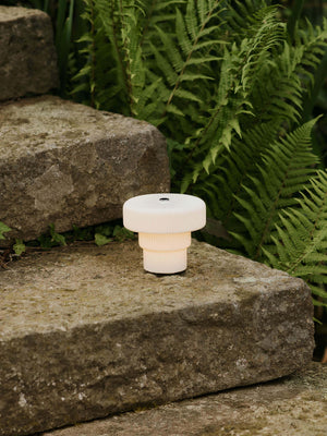 ferm LIVING Ripple Portable Lamp H10 cm – White