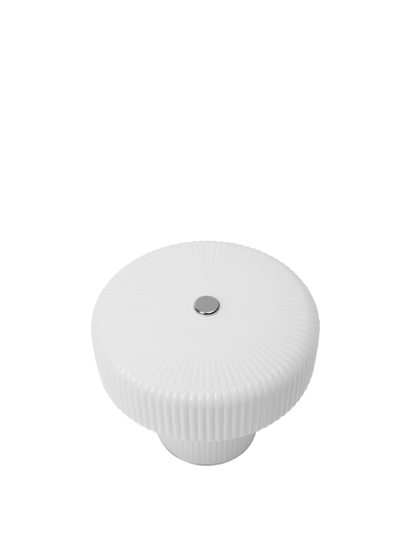 ferm LIVING Ripple Portable Lamp H10 cm – White