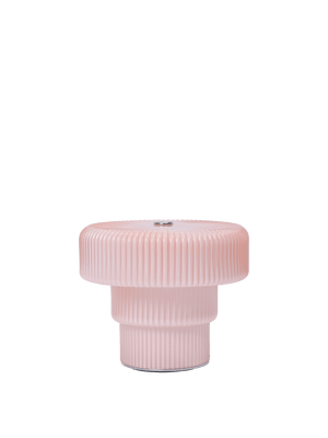 ferm LIVING Ripple Portable Lamp H10 cm – Pale Rose