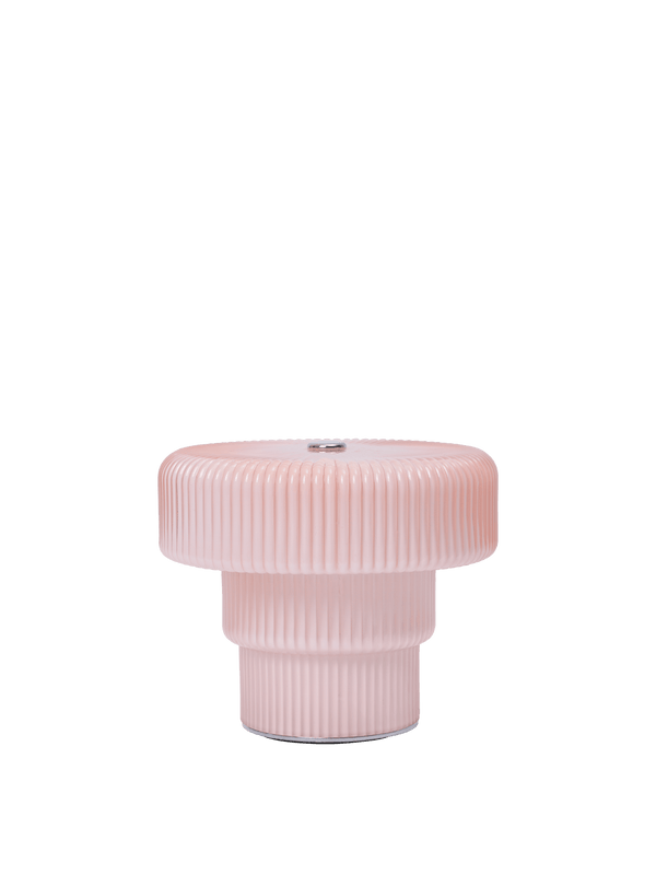 ferm LIVING Ripple Portable Lamp H10 cm – Pale Rose