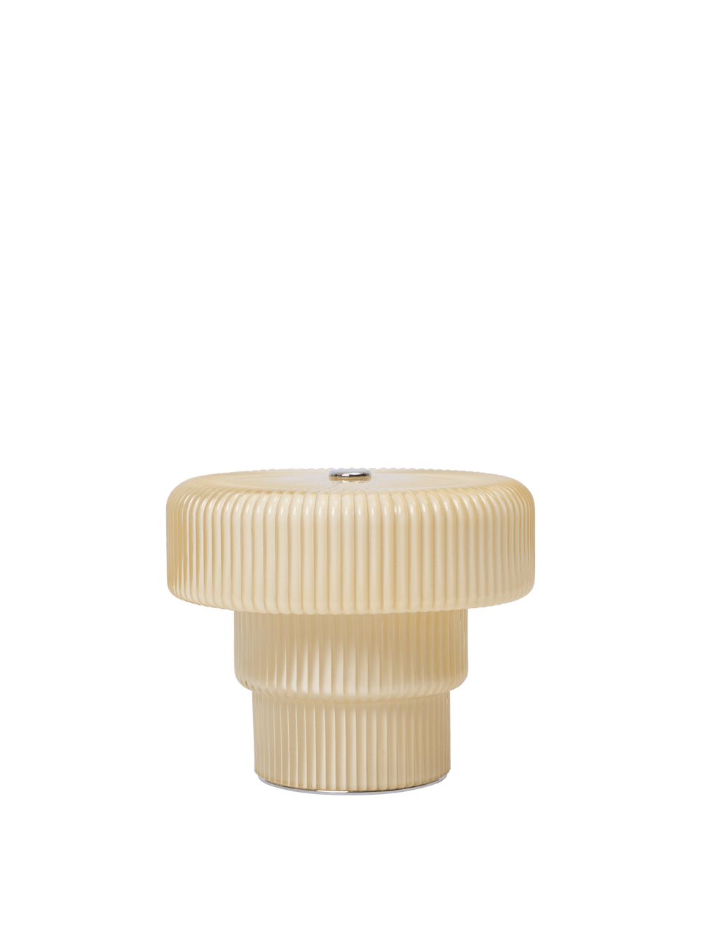 ferm LIVING Ripple Portable Lamp H10 cm – Oat