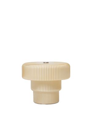 ferm LIVING Ripple Portable Lamp H10 cm – Oat