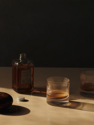 ferm LIVING Ripple Tumbler Glasses – Set of 2 – Clear