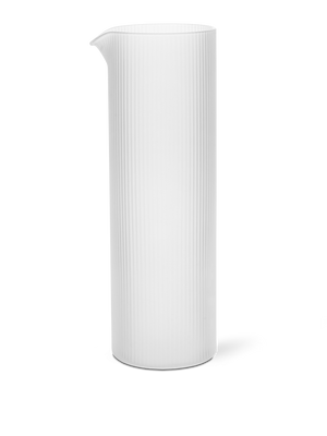 ferm LIVING Ripple Water Jug – Frosted