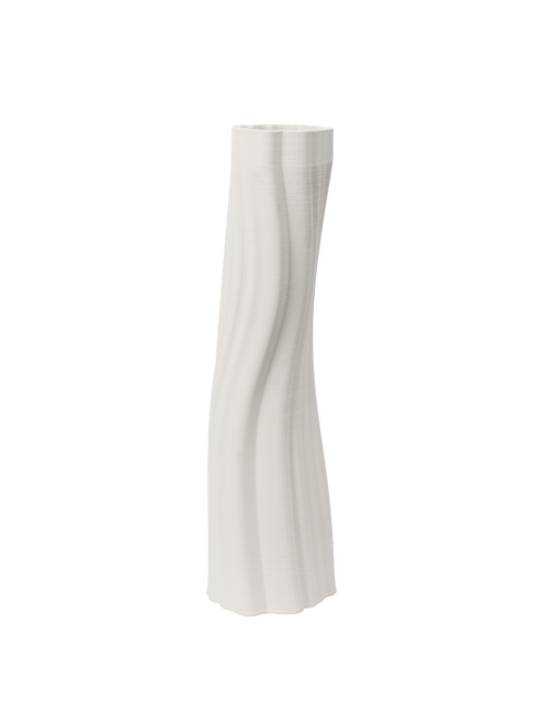 ferm LIVING Rylith Floor Vase H70 cm – Off-White