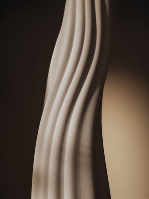 ferm LIVING Rylith Floor Vase H70 cm – Off-White