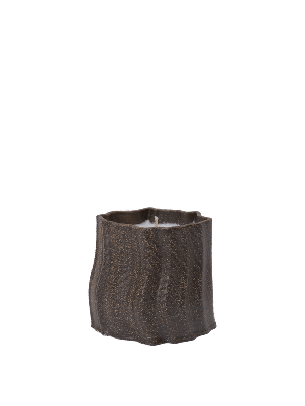 ferm LIVING Rylith Scented Candle H9 cm – Dark Brown