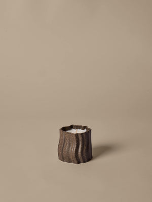 ferm LIVING Rylith Scented Candle H9 cm – Dark Brown
