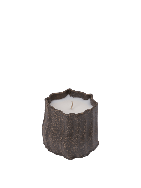 ferm LIVING Rylith Scented Candle H9 cm – Dark Brown