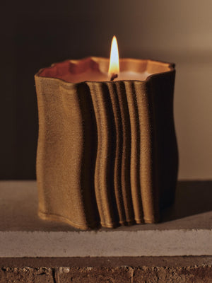 ferm LIVING Rylith Scented Candle H9 cm – Oat