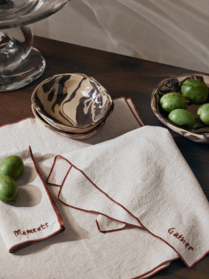 ferm LIVING Ryu Bowl 15.5 cm – Sand / Brown