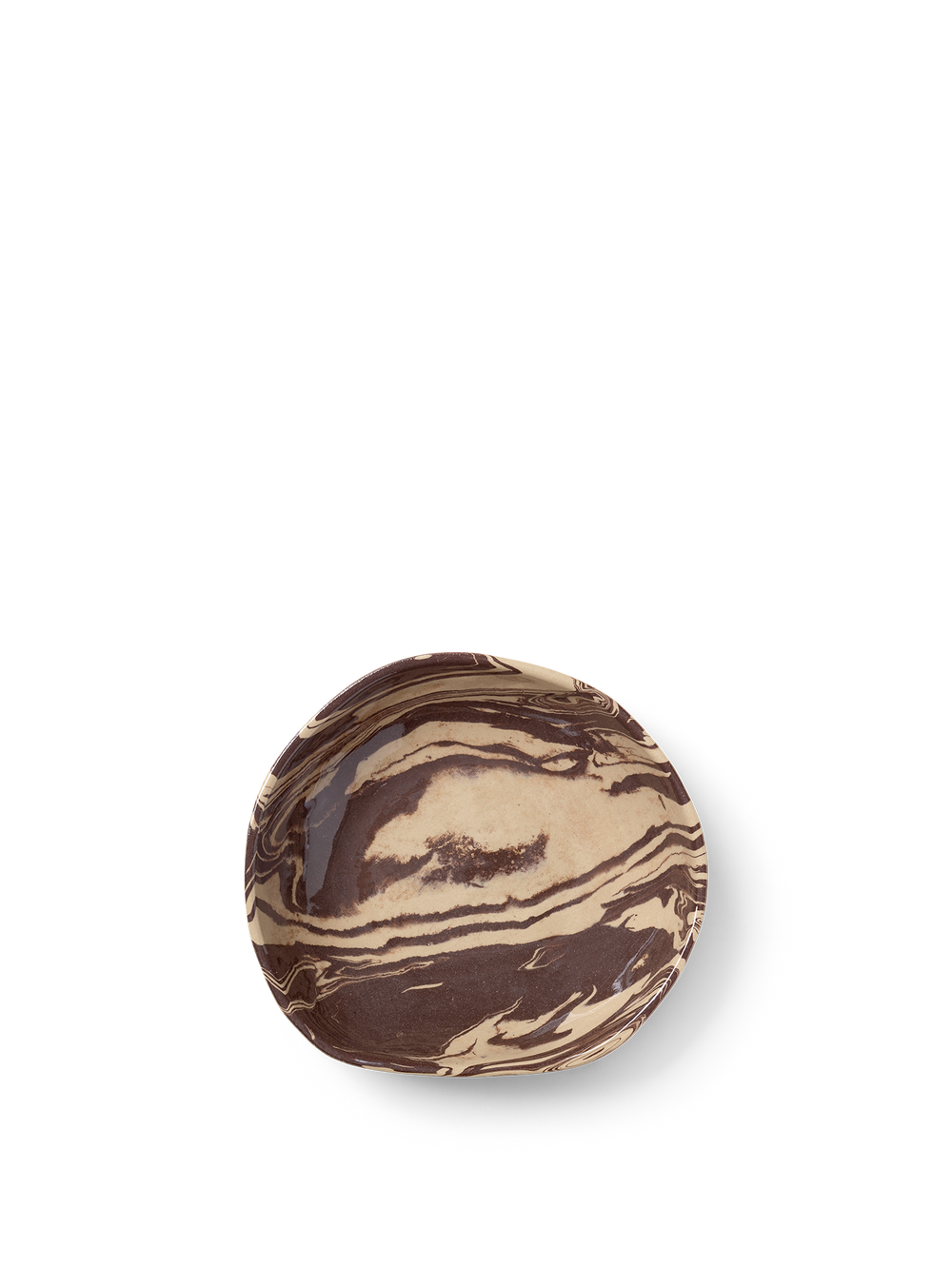 ferm LIVING Ryu Bowl 28 cm – Sand / Brown