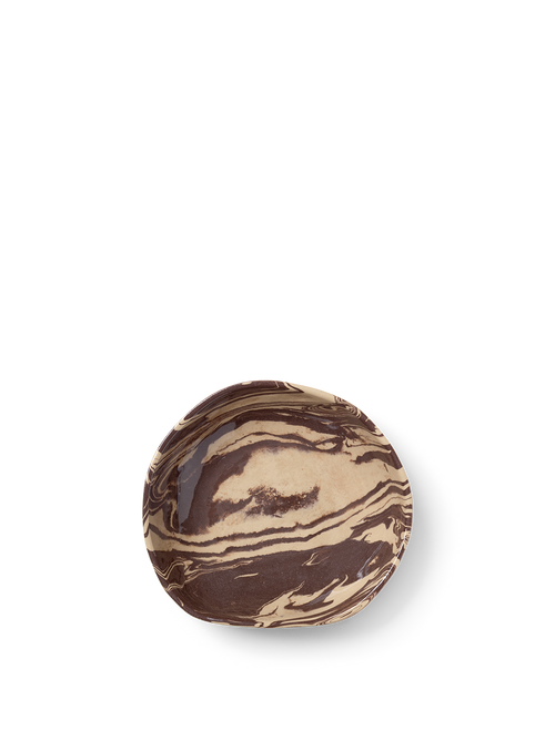 ferm LIVING Ryu Bowl 28 cm – Sand / Brown