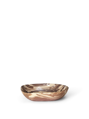 ferm LIVING Ryu Bowl 28 cm – Sand / Brown