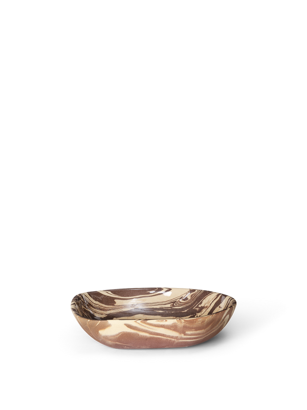 ferm LIVING Ryu Bowl 28 cm – Sand / Brown
