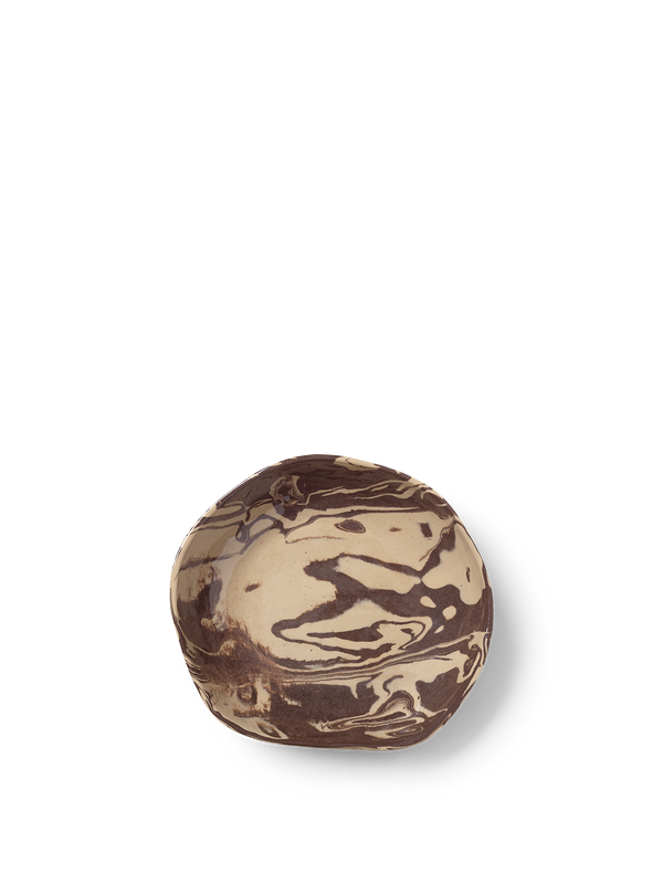ferm LIVING Ryu Bowl 28 cm – Sand / Brown