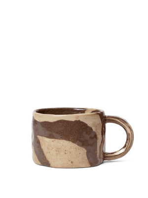 ferm LIVING Ryu Mug Low – Sand / Brown