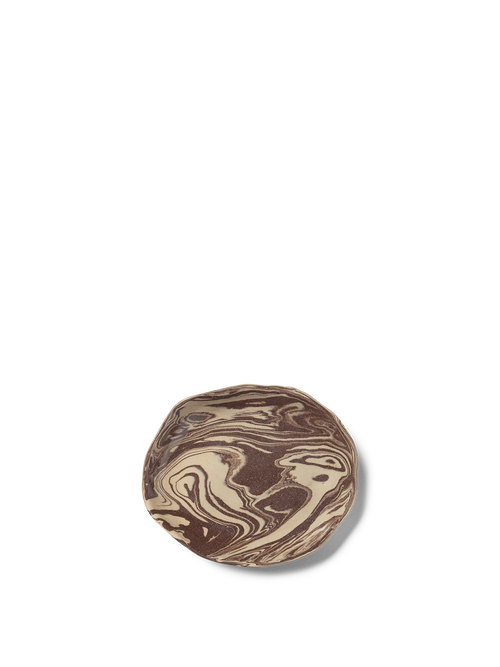 ferm LIVING Ryu Platter 18.5 cm – Sand / Brown