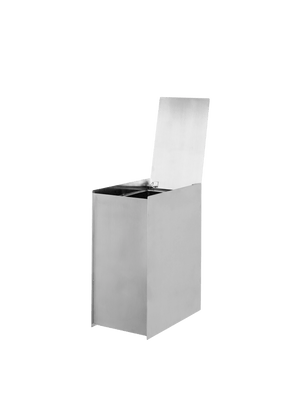 ferm LIVING Sama Bin – Brushed Stainless Steel
