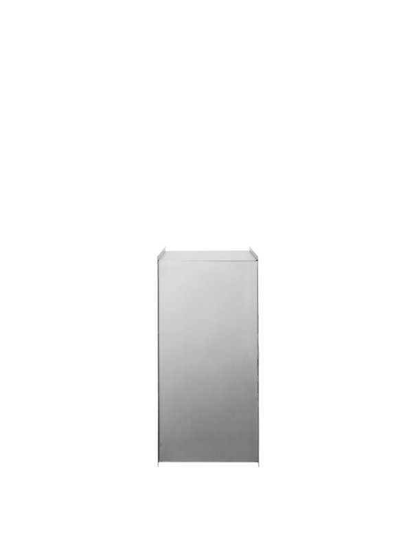 ferm LIVING Sama Bin – Brushed Stainless Steel