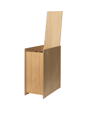 ferm LIVING Sama Wooden Bin 50 cm – Oak