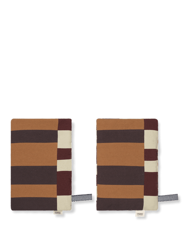 ferm LIVING Section Pot Holder – Set of 2 – Patchwork