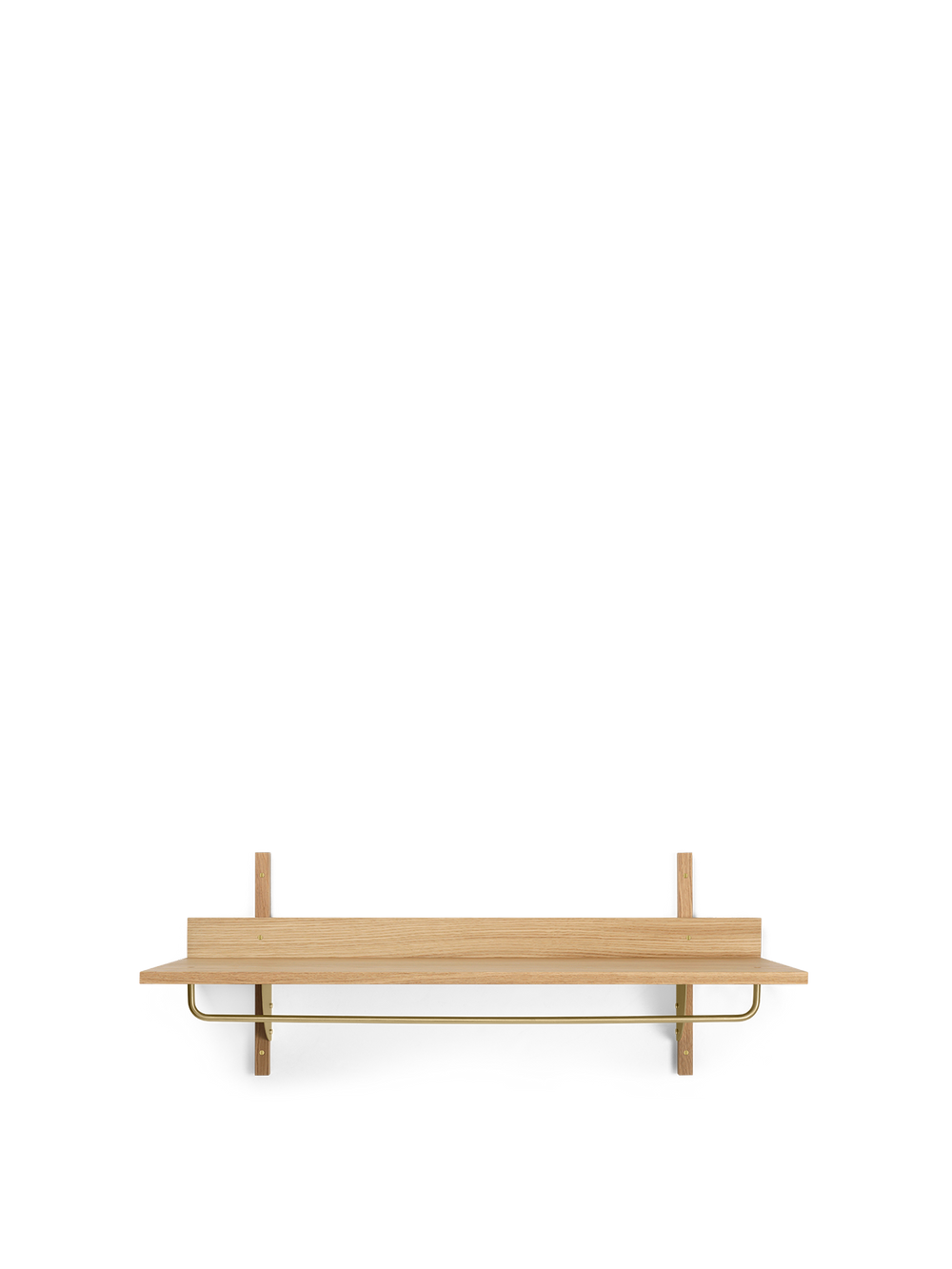 ferm LIVING Sector Rack Shelf – Oak / Brass