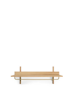 ferm LIVING Sector Rack Shelf – Oak / Brass