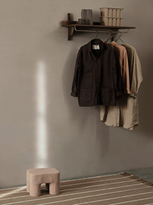 ferm LIVING Sector Rack Shelf – Smoked Oak / Brass