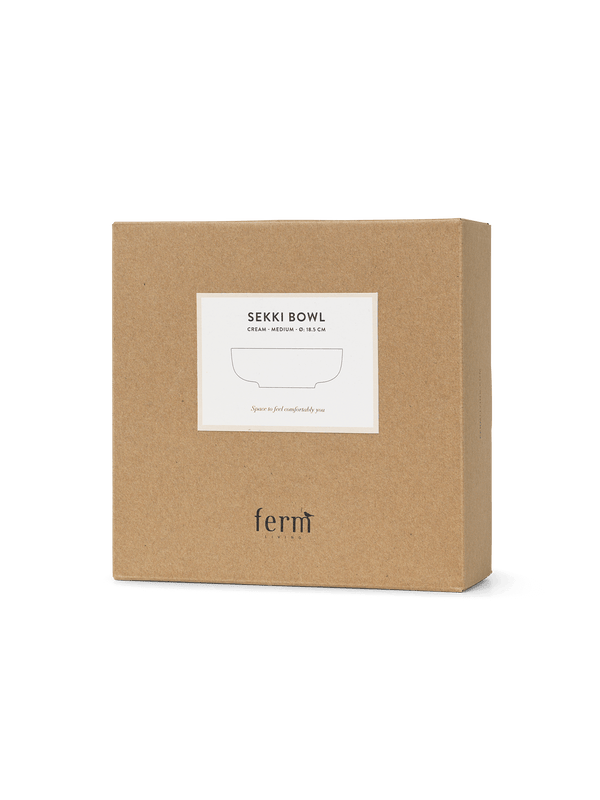 ferm LIVING Sekki Bowl Medium – Cream