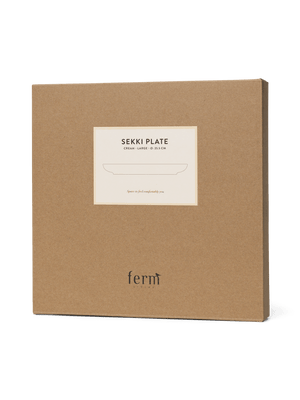 ferm LIVING Sekki Plate Large – Cream