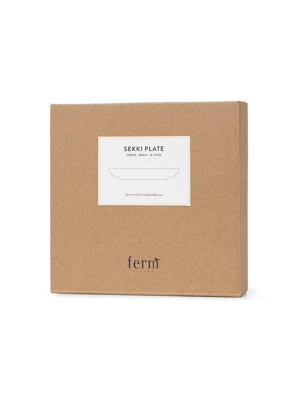 ferm LIVING Sekki Plate Small – Cream