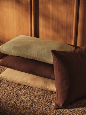 ferm LIVING Sen Cushion – Dark Chocolate
