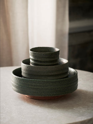 ferm LIVING Serena Bowl Ø18 cm – Green
